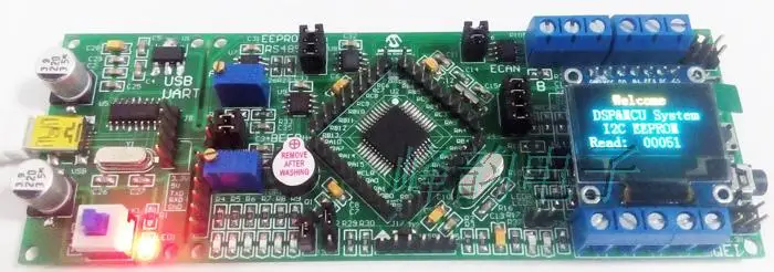 DsPIC макетная плата DsPIC33FJ макетная плата DsPIC33FJ128MC804 макетная плата DSP Экспериментальная плата