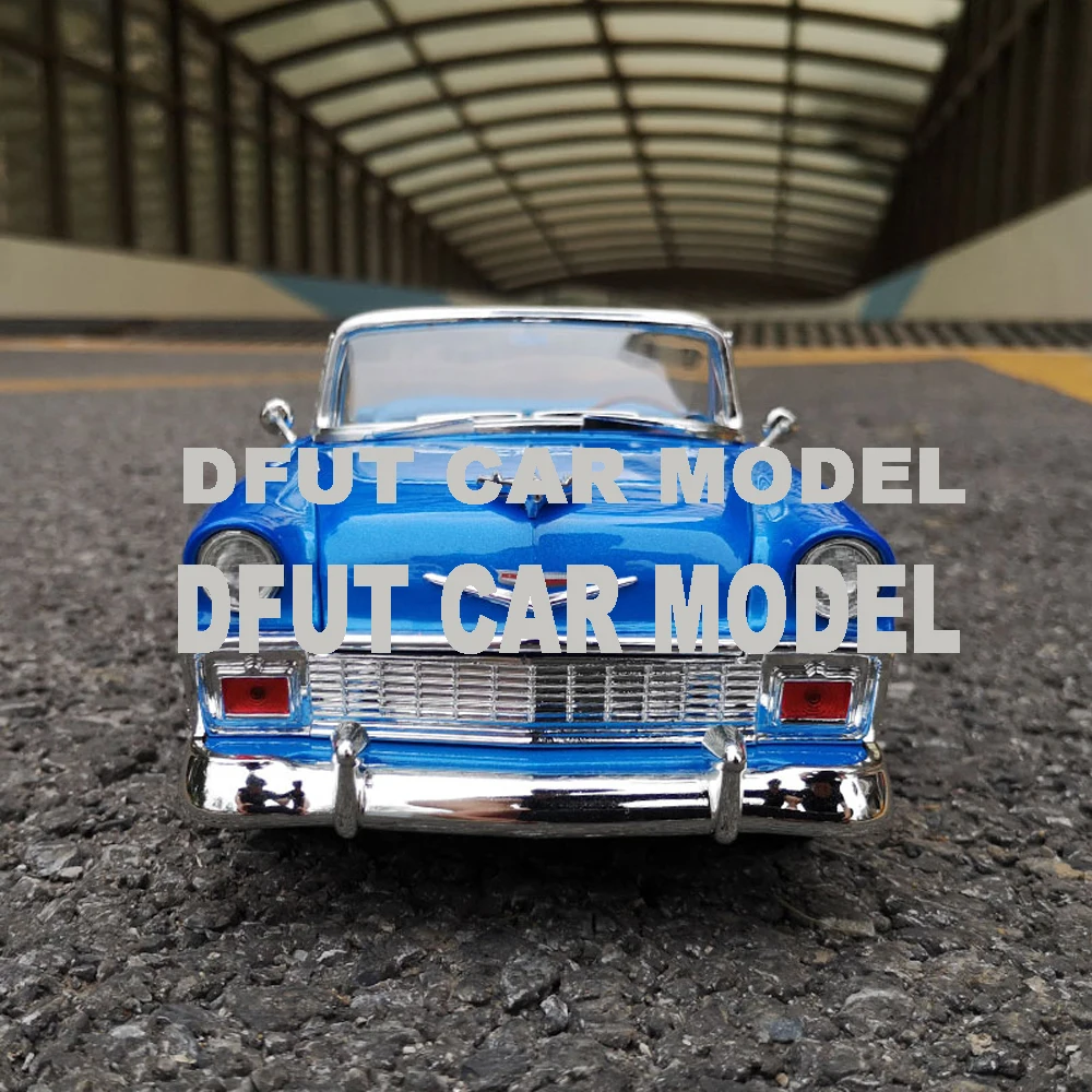 Литье под давлением 1:18 сплав игрушка с инерционным механизмом BEL AIR 1956 автомобиль модель детских игрушечных автомобилей авторизованный игрушки для детей