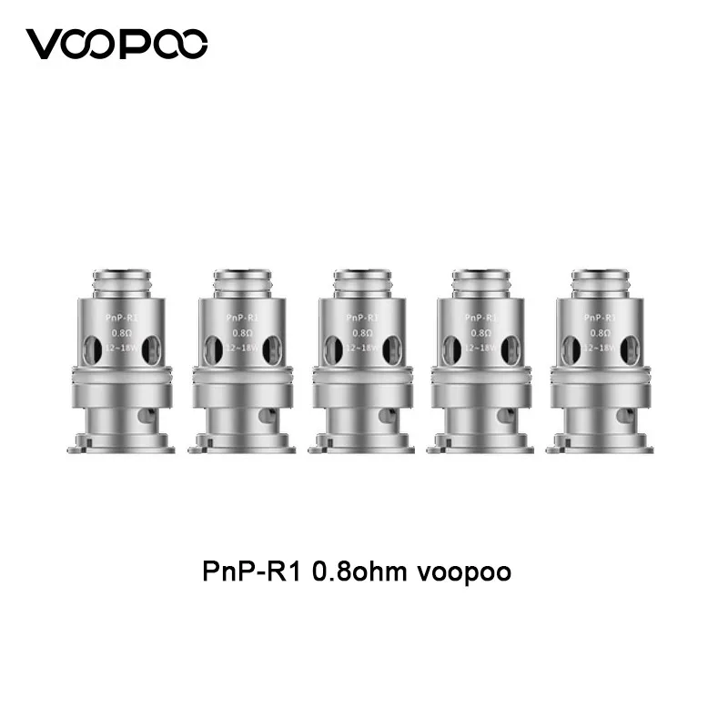 70 Вт VOOPOO VINCI X Pod Комплект питание от одной 18650 батареи двойной катушки системы с 5,5 мл картридж VS Vinci комплект/Drag 2 - Цвет: 5pcs 0.8ohm coils