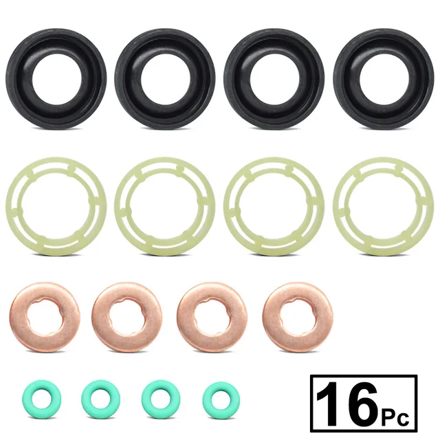 4 X Diesel Fuel Injector Copper Washers / Seals For Renault/Nissan 1.5 DCI Engine 2 thumbnail image