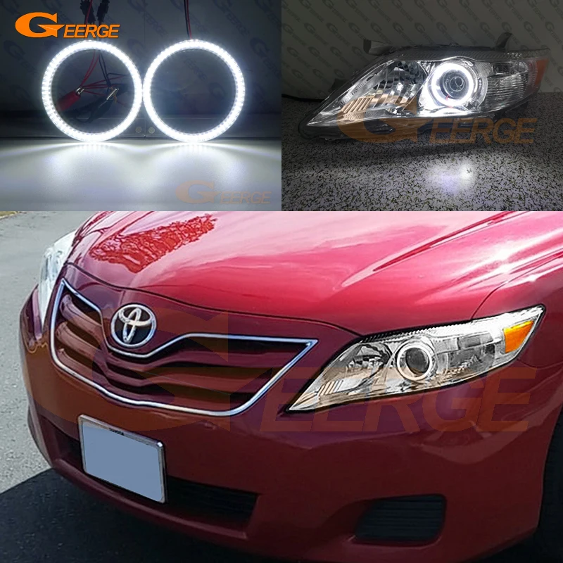 

For Toyota Camry XV40 2010 2011 (USA Built) Excellent Ultra bright illumination DRL smd led Angel Eyes kit Day Light