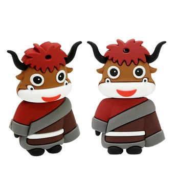 

Lovely Animal Cartoon Big Bull Cow Usb 2.0 Memory Stick 64GB Usb Flash Drive Pendrives Pen Drive 4GB 8GB 16GB 32GB Cute OX Gift