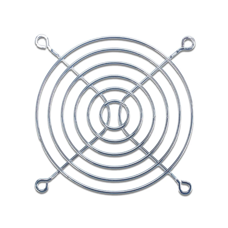 Computer Case Fan Cover Cooling Fan Grill Computer Fan Grill Metal Fan Grill Cover PC Computer 140mm 120mm 90mm 80mm CPU Case Cooler Protector 3D Printer 40mm 60mm Radiator-Silver