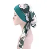 2022 fashion printed flowers women inner hijabs cap muslim head scarf turban bonnet ready to wear ladies wrap under hijab caps ► Photo 2/6