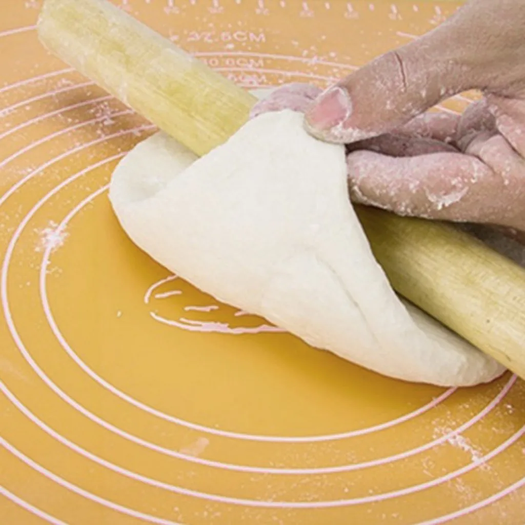 Силиконовые коврики для выпечки лист тесто для пиццы антипригарный держатель для приготовления муки коврик силиконовый инструмент для выпечки многоразовый антипригарный кондитерский коврик