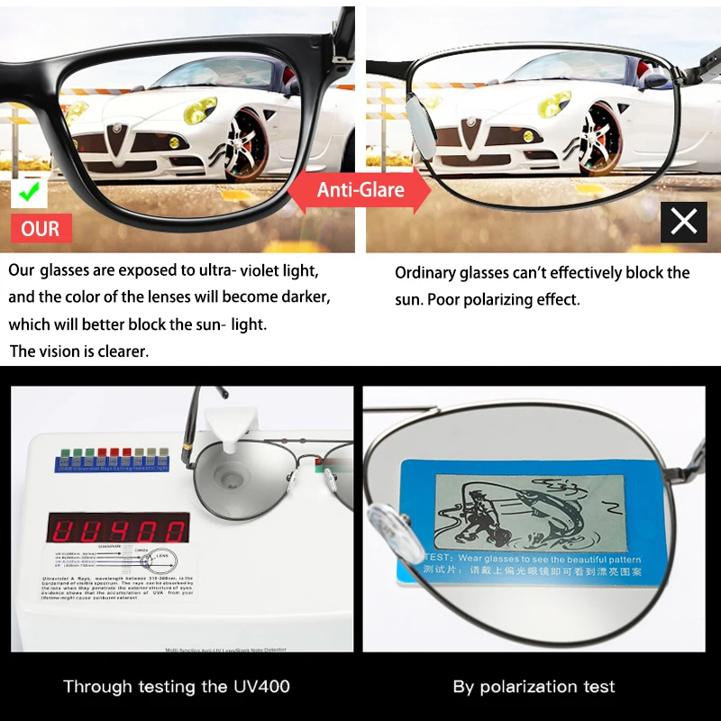 SIMPRECT Поляризованные солнечные очки в стиле пилота Для мужчин UV400 высокое качество зеркальные очки в стиле ретро, Винтаж солнцезащитные очки для Для мужчин водителя Óculos