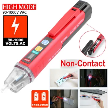 

Mini Non-Contact LED Light Voltage Test Pen 90~1000V AC Electrical Tester Pen Voltage Detector for Home Circuit Breaker Socket
