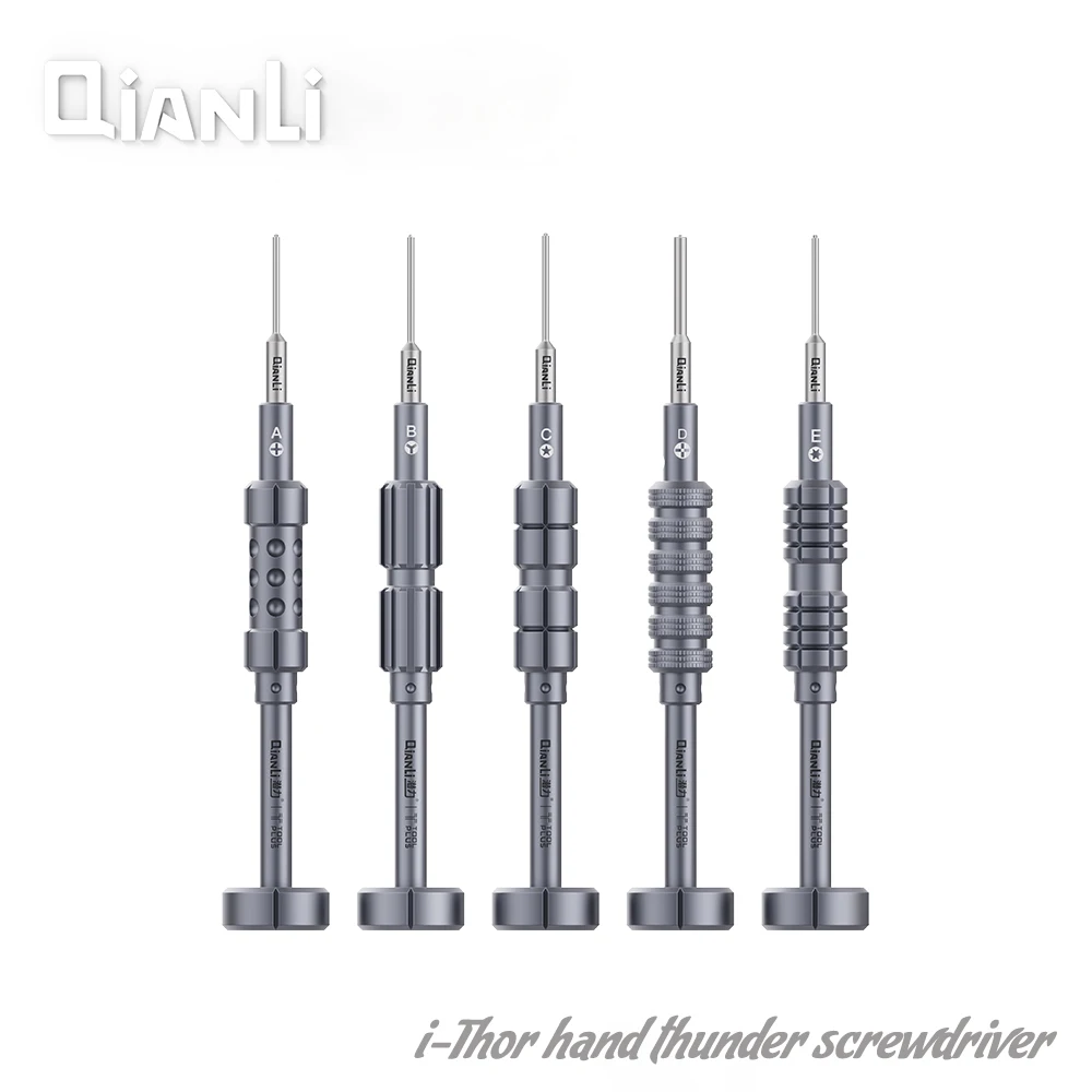 

QIANLI iThor anti-slip rust 3D screwdriver three points Y Philips Pentalobe convex cross professional mobile phone repair tools