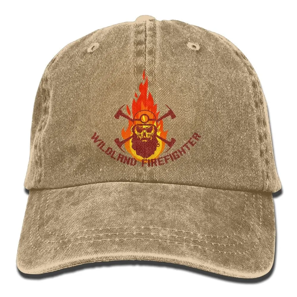 Tsdfcwillland пожарный яркая Классическая унисекс бейсболка Регулируемая вымытая окрашенная хлопковая шляпа черный