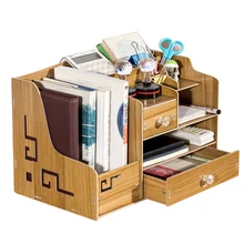DIY Настольный набор офисных и школьных шкафов для документов, многофункциональный настольный органайзер, Набор держателей файлов