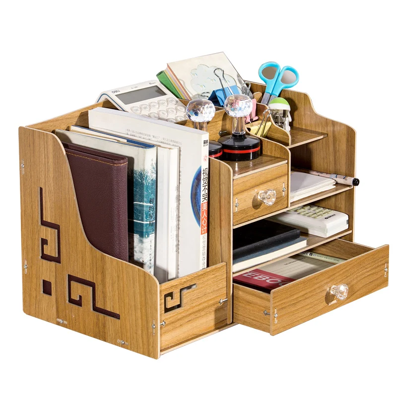 

DIY Desk Set Office School Filing Cabinets Multifunctional Desk Organizer File Holder Set Desk Accessories Organizer File Tray