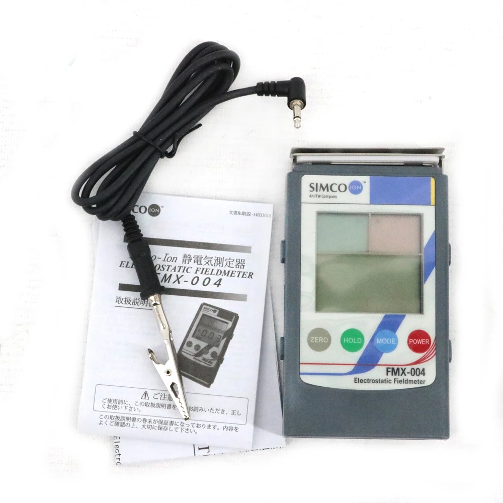 FMX-004 Hand-Held Fieldmeter Measuring Range 0-&plusmn;3.00/30KV Digital ESD Test Meter Electrostatic Field Tester
