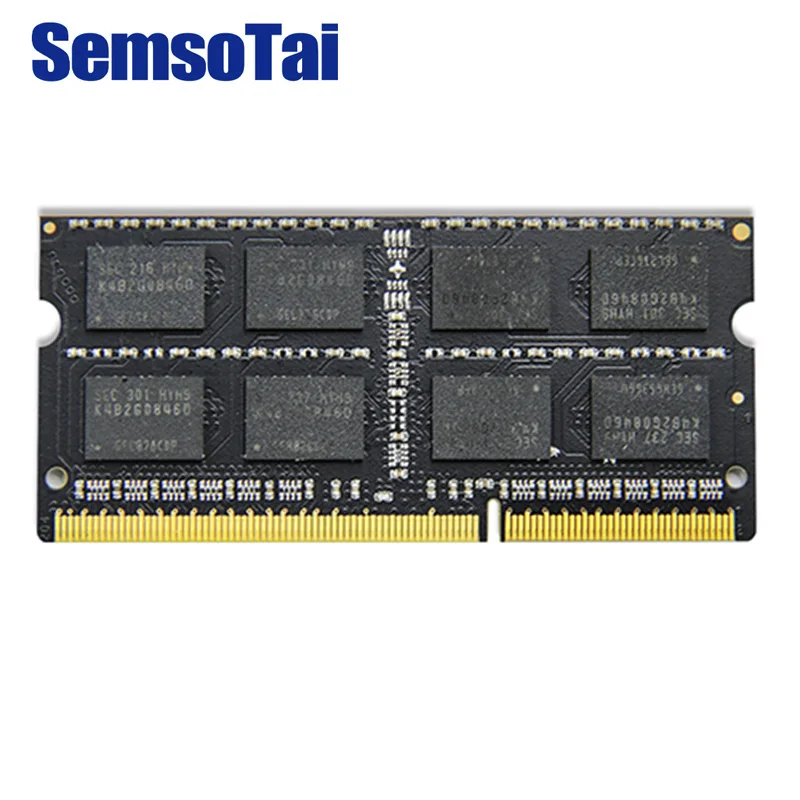 SemsoTai ram ddr3 4gb 1600MHz Память PC3-12800 CL = 11 1,35 v 204Pin 0~ 85 градусов пожизненная гарантия для ноутбука память оперативная память ddr 3 4g