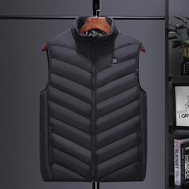 Men Autumn And Winter high quality Heated Vest Zones Electric Heated Jackets Men Graphene Heat