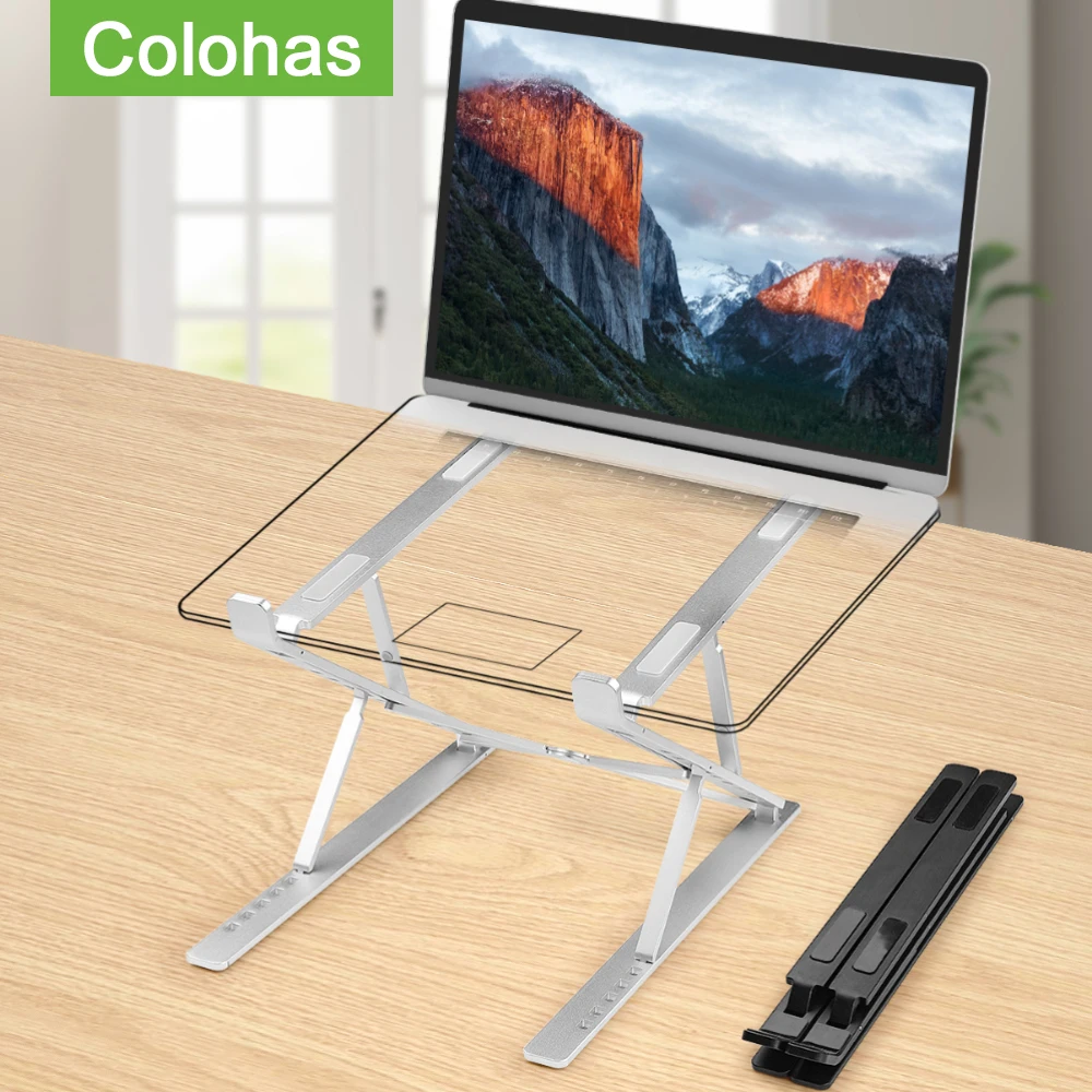Dual Adjustable Laptop Stand Notebook Holder For Computer Macbook Base Stand Portable Support Notebook Stand Riser Bracket