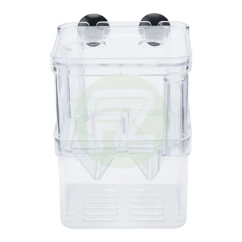 

Aquarium High Clear Breeder Box for Fish Tank Breeding Incubator Small Fish Hatchery Divider for Clownfish Injured Fish