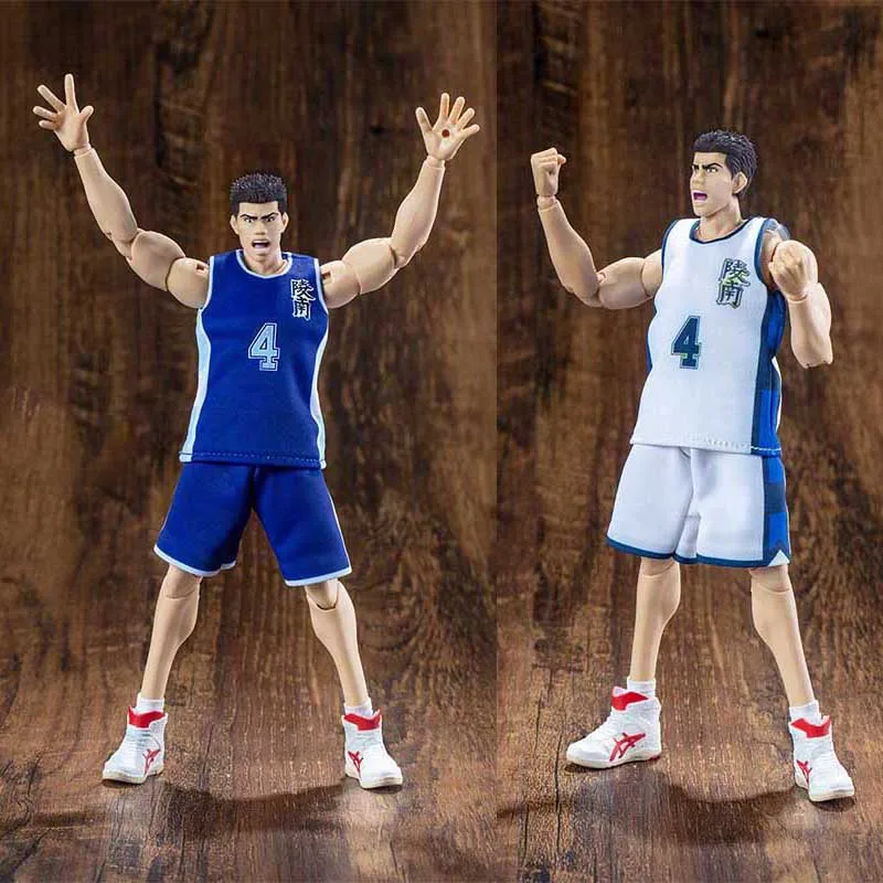 Great Toys Dasin Ryonan Uozumi Jun Pvc Action Figure Slam Dunk Gt Model Toy Brinquedos No.4 Blue White | Игрушки и хобби