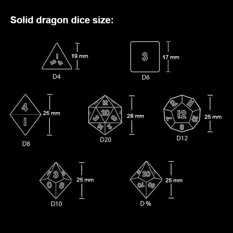 solid dragon size