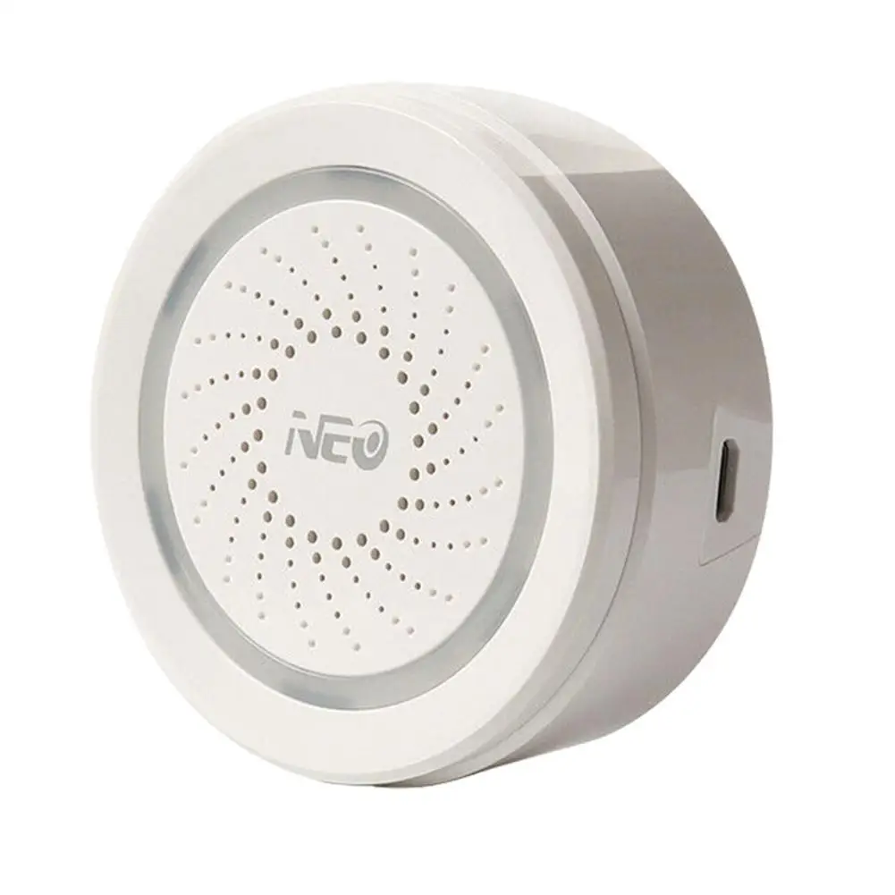 Умный дом беспроводной Wi Fi USB сирена датчик сигнализации работает с приложением