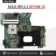 K42JC материнская плата REV: 2,2 GT310M для ASUS A42J K42J X42j A40J материнская плата для ноутбука K42JC материнская плата VGA плата тест
