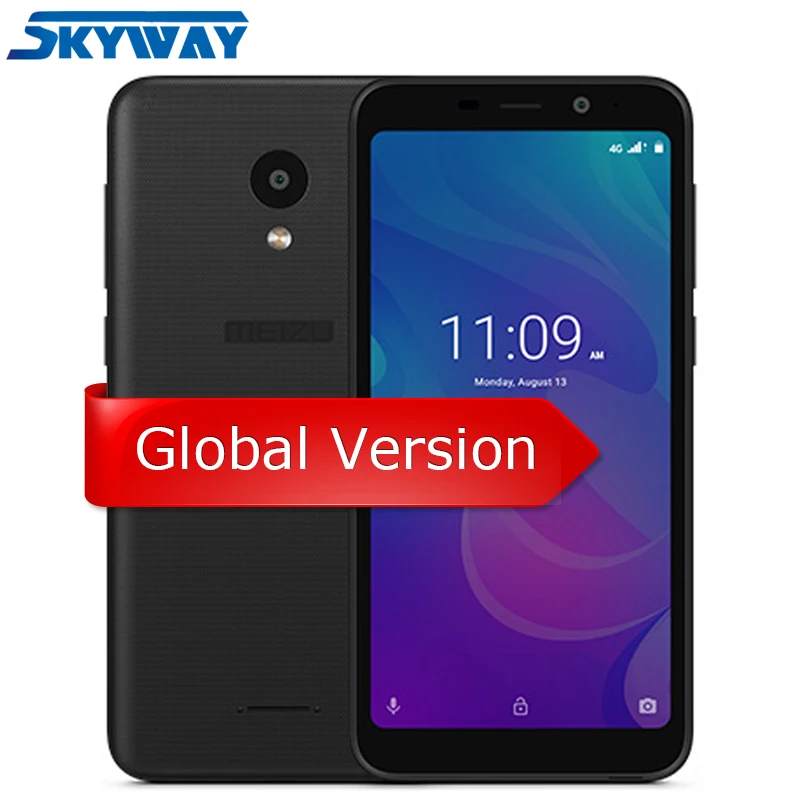 Глобальная версия Meizu C9 4G LTE 2 Гб 16 Гб 5,4" 1440x720 p ips четырехъядерный процессор 13,0 МП камера Две sim-карты мобильный телефон