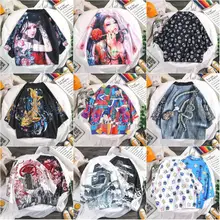 Самурайский журавль японский стиль кимоно Haori для мужчин и женщин кардиган китайский карп Традиционная японская одежда азиатская одежда