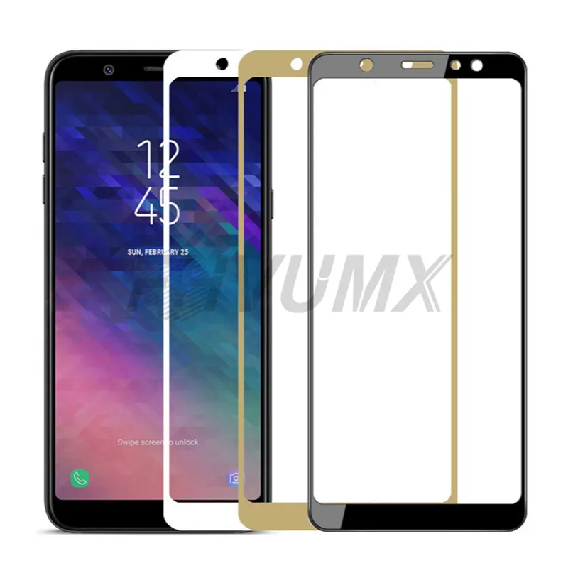 Твердость 9H закаленное стекло для samsung Galaxy A6 A8 Plus A9 Защитная пленка для экрана для samsung A3 A5 A7