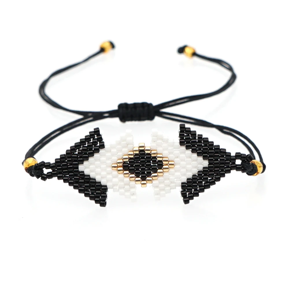 Go2boho Турецкий Дурной глаз браслеты Pulsera Mujer Moda MIYUKI браслет для мужчин ручной работы для женщин ручной работы