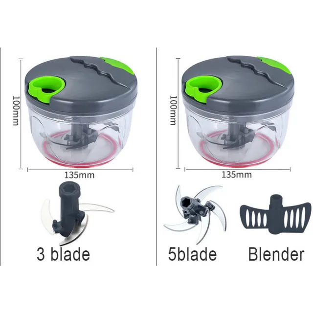 Manual Food Chopper for Vegetable Fruits Nuts Onions Quick Pulling Chopper Pull Mincer Blender Mixer Food Manual Food Chopper for Vegetable Fruits Nuts Onions Quick Pulling Chopper Pull Mincer Blender Mixer Food Processor Kitchen Tool