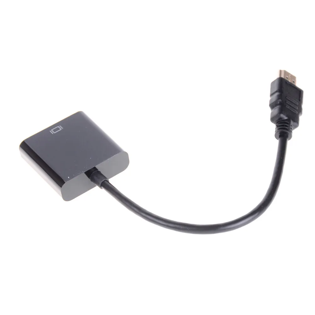 Высокое качество HDMI в VGA адаптер мужской в Famale конвертер адаптер 1080P цифро-аналоговый видео аудио для ПК ноутбук планшет