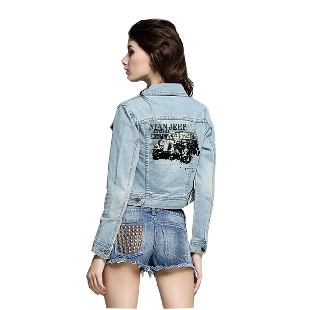 Классные джип патчи теплопередачи железа на патч человек автомобиль ...