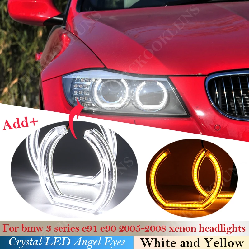 Комплекты кольцевых светильников Halo для BMW 3 серии E91 E90 2005 -2008 DTM стильные