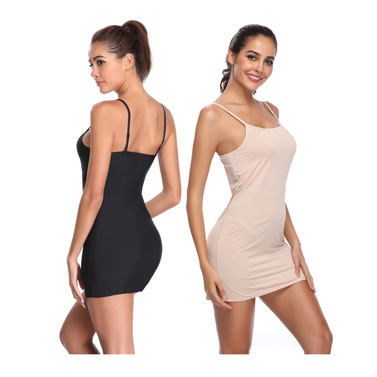

Joyshaper Women Long Cami Slip Dress Womens Full Slips for Under Dresses Seamless Sleeveless Nightgowns Undergarments Dress Slip
