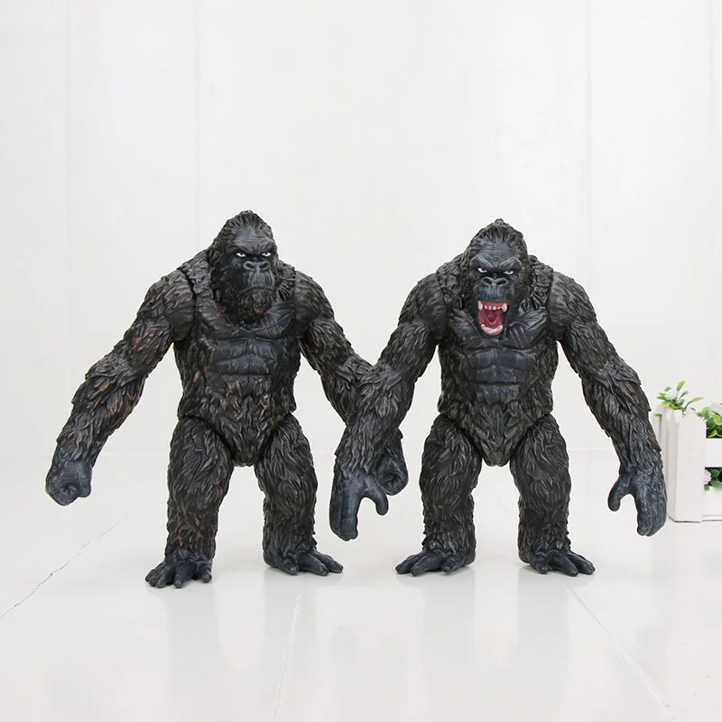 2 стиля 17 см King Kong Skull lsland Gorilla обезьяна шарнир подвижная ПВХ фигурка модель игрушки