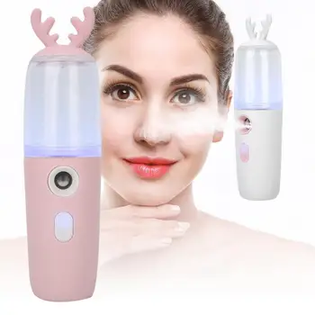 

Led Facial Mask Household Portable Nano Mist Spray Atomization Face Moisturizing Sprayer Nebulizer Face Care