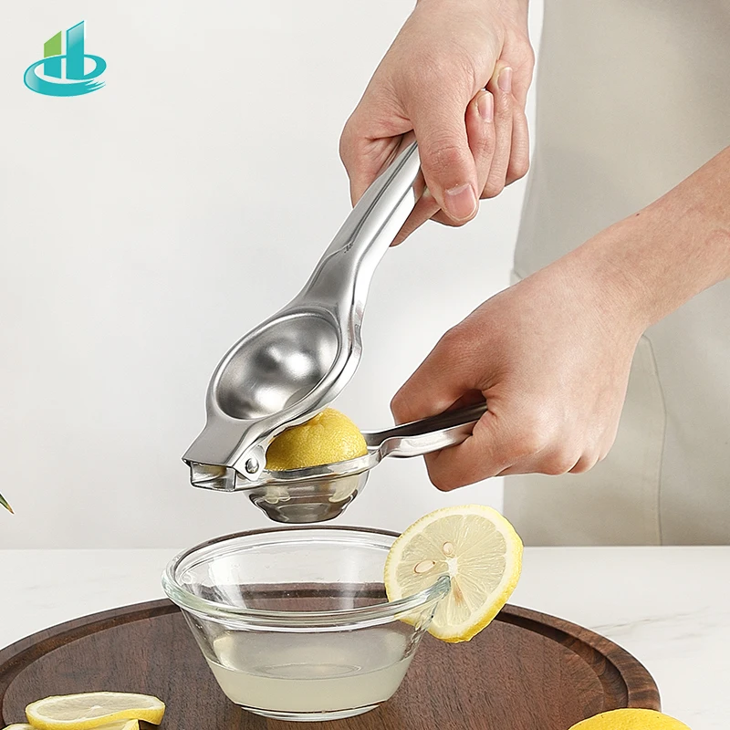 

Practical Kitchen Tools Lemon Squeezer Stainless Steel Orange Juicer Fruit Juice Reamers Fast Handle Press Multifunctional Tool