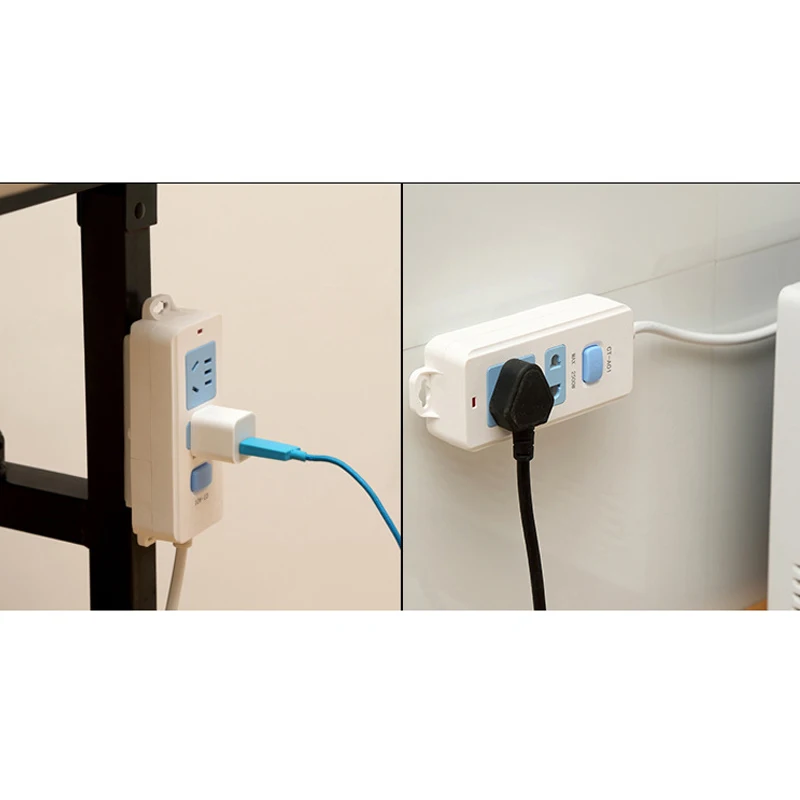 Socket Holder Durable Load-bearing Double-sided Paste Punch-free Plug Bracket MYDING