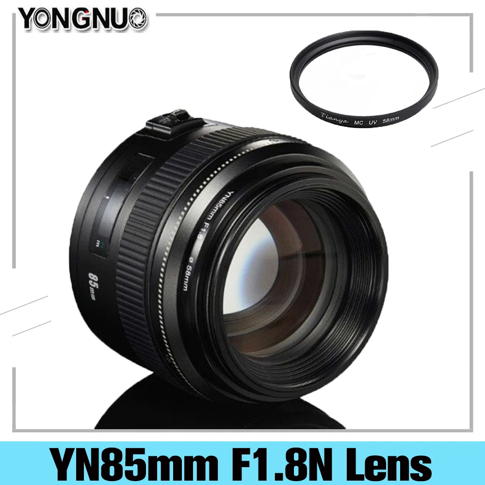 US $239.99 YONGNUO YN85mm F18N Auto Focus Full Frame Lens Medium Telephoto Prime Fixed Focus Lens For Nikon D810 D750 D850 D7100 D3200