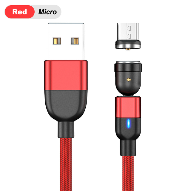 Micro USB Cable For iPhone 13 12 11 XS X 8 Samsung Xiaomi Android Mobile Phone Type-c Charging Magnet Charger Wire Cord