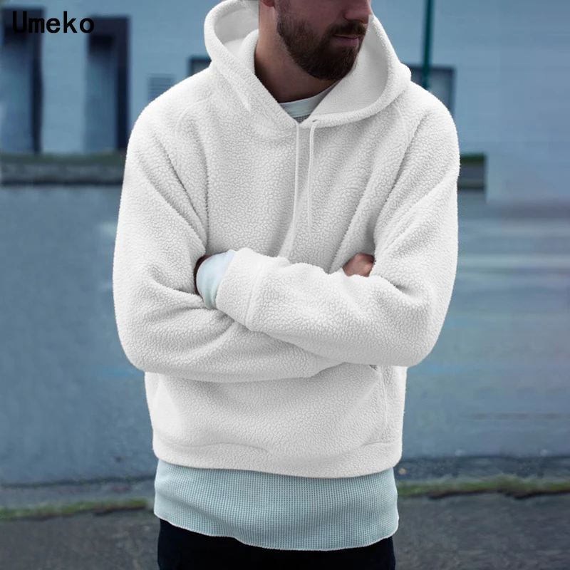 

Umeko Autumn and Winter Couple's Fashion Sweatshirt Drawstring Hoodie Solid Casual Hooded Pullover Tops for Women Fall Spring