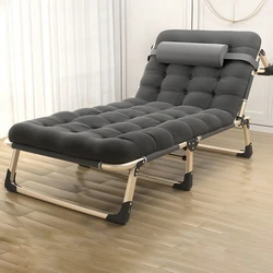 Sábana plegable para la oficina, cama de descanso para el almuerzo, silla reclinable portátil, cama de Escort para Hospital, cama de siesta Simple, cama de campamento
