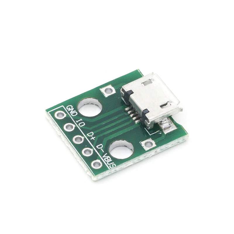 10 шт потребительских упаковок для микро USB DIP адаптер 5pin гнездовой разъем
