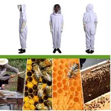 Одежда из хлопка для пчеловодства, перчатки с капюшоном, шапка, куртка для пчеловодов, перчатки для пчеловодства, защитный костюм для кормления насекомых