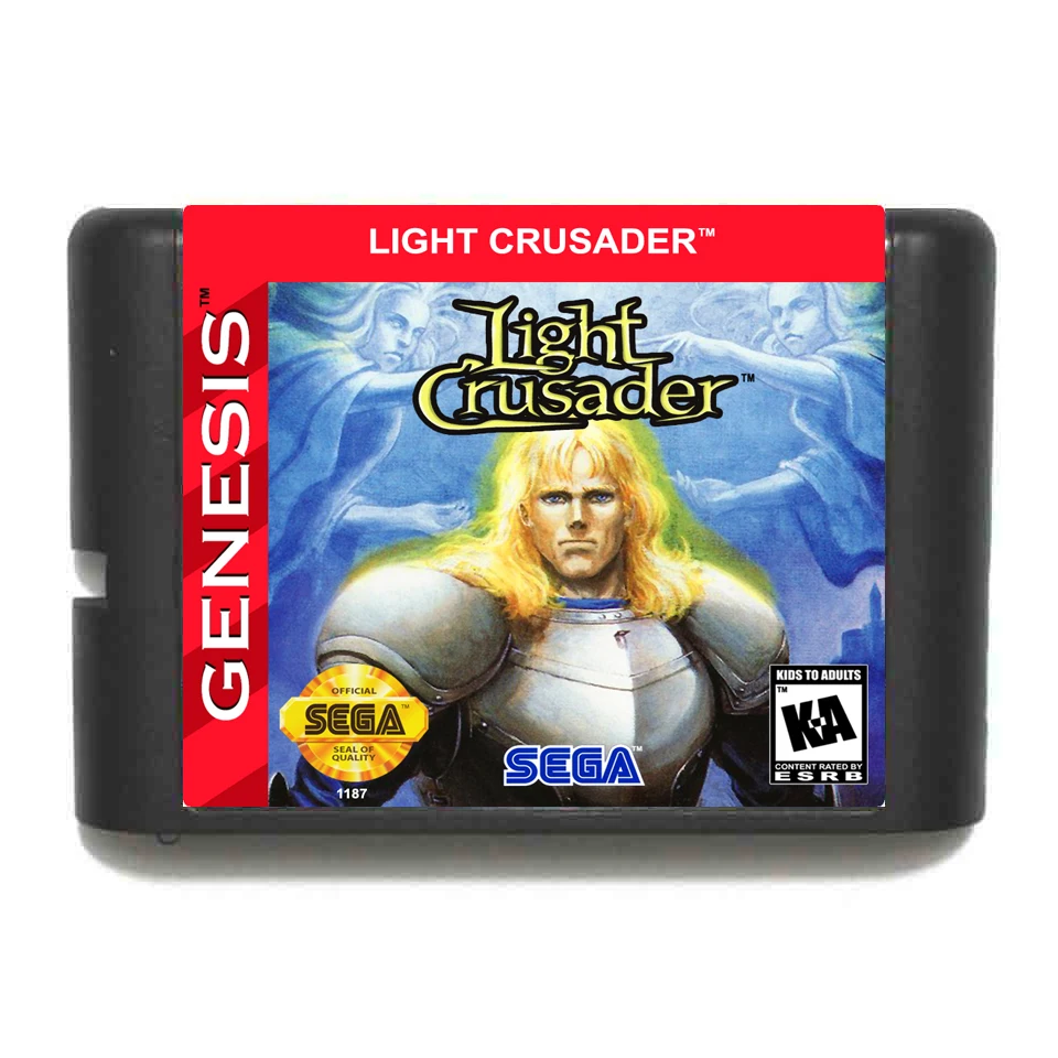 Light Crusader NTSC-USA 16 bit MD Game Card For Sega Mega Drive Genesis | Электроника