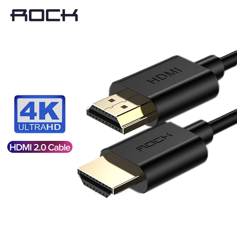 ROCK 1,5 M HDMI кабель 4K HDMI к HDMI 2,0 кабель Шнур для PS4 Apple tv 4K Разветвитель переключатель коробка удлинитель 60 Гц видео кабель HDMI