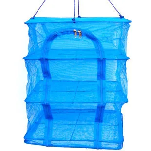 

Fish Drying Cage Foldable Fish Drying Net & Vegetable Dry Network Food Network Storage Network U-Shaped Zipper