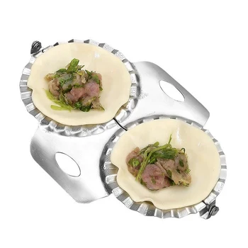 

Stainless Steel Dumpling Mold Maker Dough Pie Ravioli Press Mold Kitchen Tool Accessories FPing