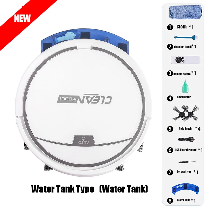 Fully Automatic Intelligent Robot Vacuum Cleaner Multifunctional Three-in-One Automatic Charging Dry And Wet Sweeping Robot 
