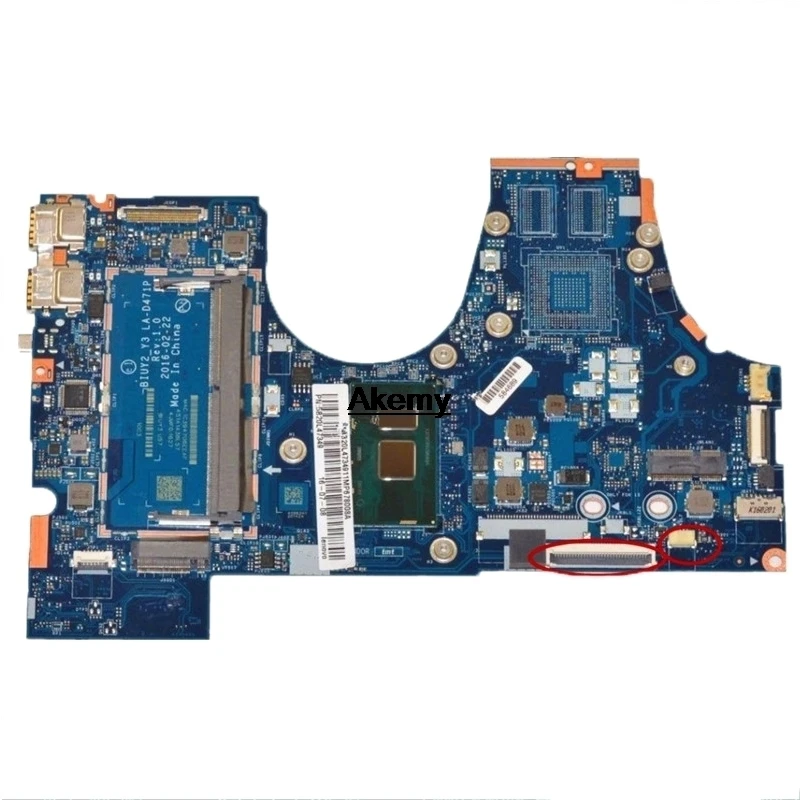 Высокое качество FRU: 5B20L47333 для lenovo 710-15ISK материнская плата для ноутбука BIUY2_Y3 LA-D471P SR2EZ I7-6500U DDR4 протестирована