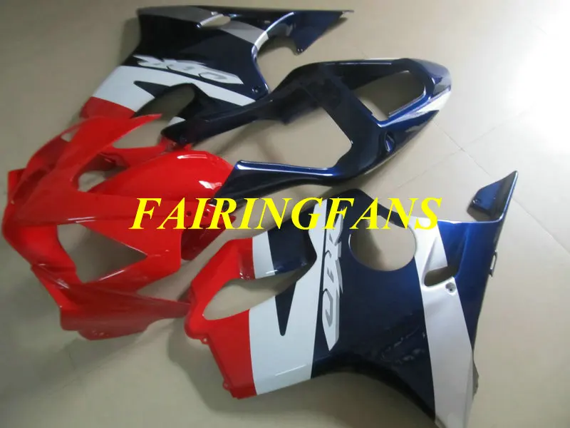Инжекторный комплект для HONDA CBR600F4I 01 02 03 CBR600 F4i 600F4I 2001 2002 2003 красный синий Обтекатели на кузов+ подарки HV21